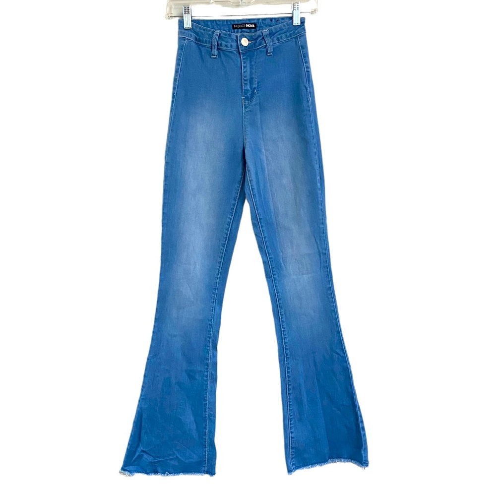 Y2K high waisted bell bottom flair jeans Fashion Nova